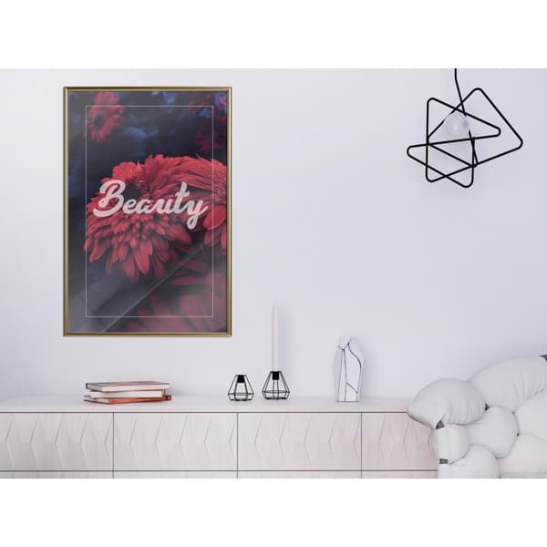 Inramad Poster / Tavla - Beauty of the Flowers