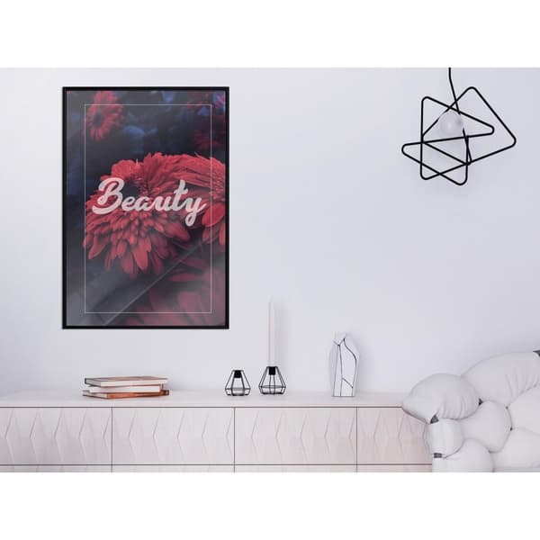 Inramad Poster / Tavla - Beauty of the Flowers