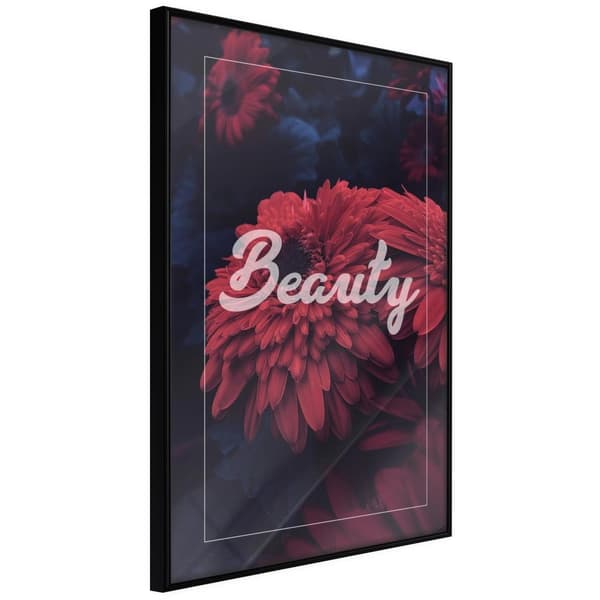 Inramad Poster / Tavla - Beauty of the Flowers