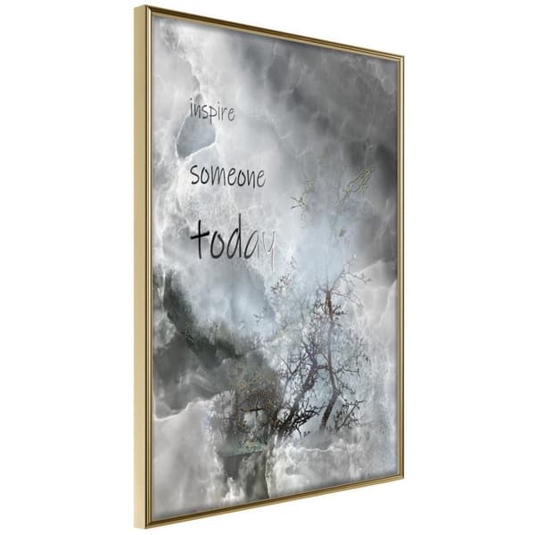 Inramad Poster / Tavla - Inspire Someone