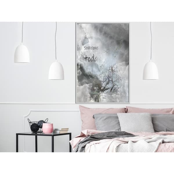 Inramad Poster / Tavla - Inspire Someone