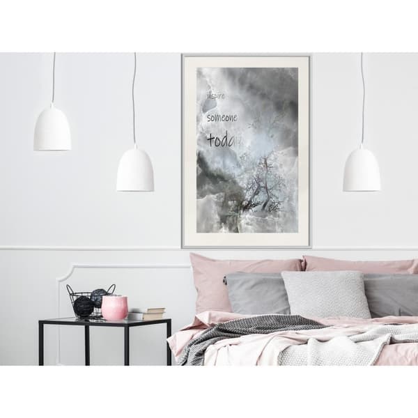 Inramad Poster / Tavla - Inspire Someone