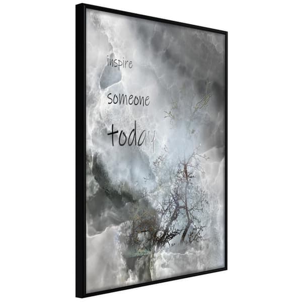 Inramad Poster / Tavla - Inspire Someone