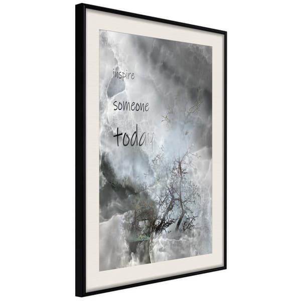 Inramad Poster / Tavla - Inspire Someone