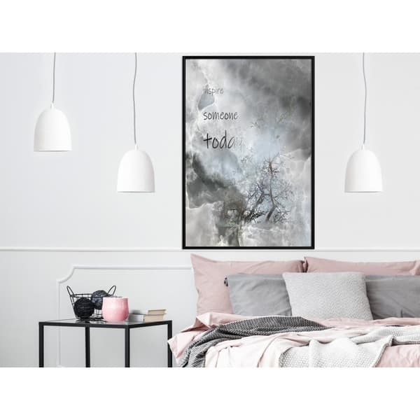 Inramad Poster / Tavla - Inspire Someone