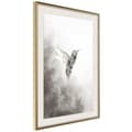 Miniatyrbild 9 av 11: Inramad Poster / Tavla - Hummingbird in Shades of Grey