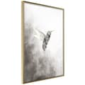 Miniatyrbild 1 av 11: Inramad Poster / Tavla - Hummingbird in Shades of Grey