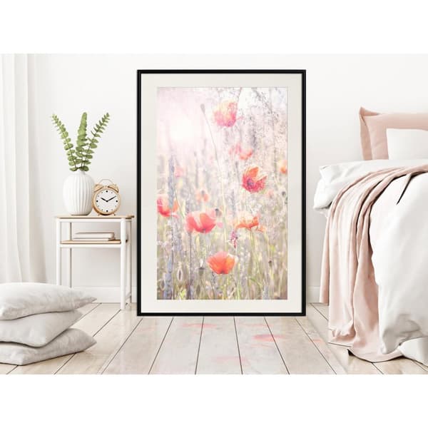 Inramad Poster / Tavla - Poppies