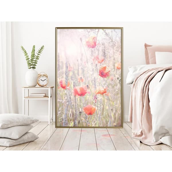 Inramad Poster / Tavla - Poppies