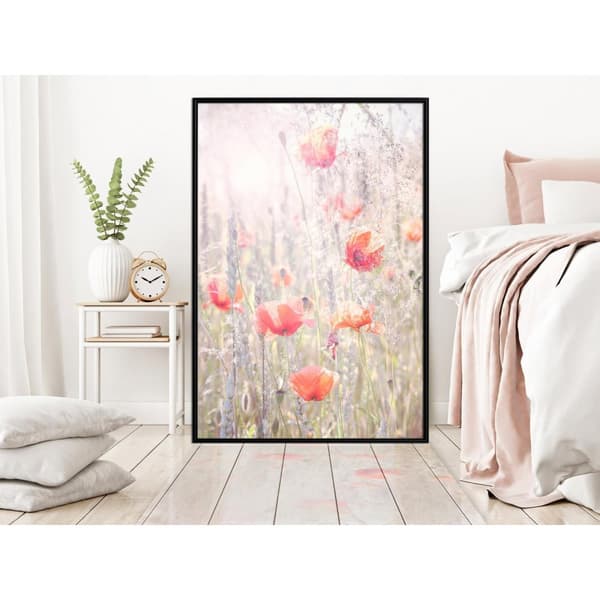 Inramad Poster / Tavla - Poppies