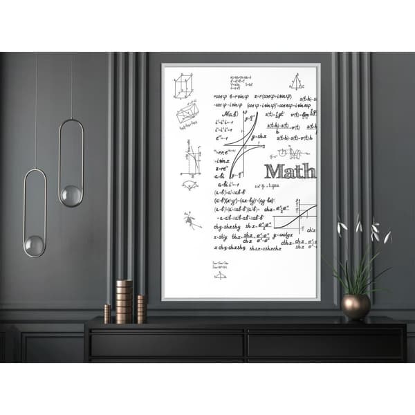 Inramad Poster / Tavla - Math Formulas