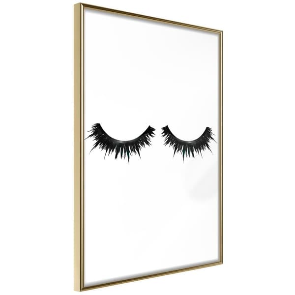 Inramad Poster / Tavla - False Eyelashes