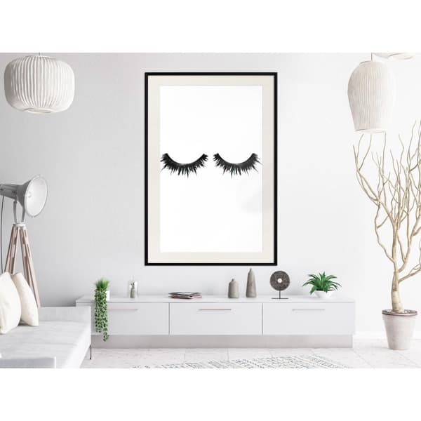 Inramad Poster / Tavla - False Eyelashes