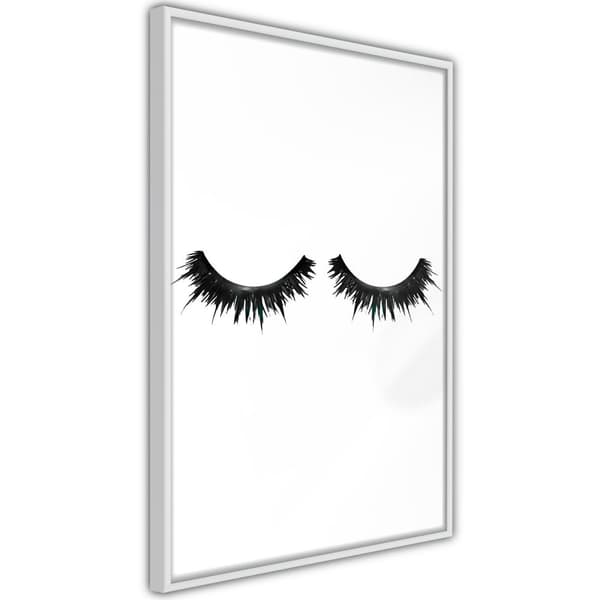 Inramad Poster / Tavla - False Eyelashes