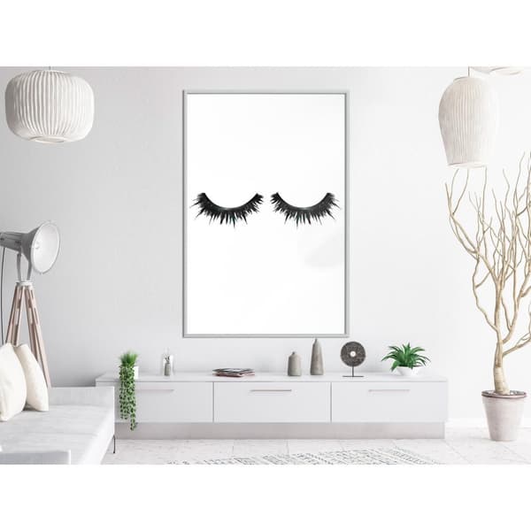 Inramad Poster / Tavla - False Eyelashes