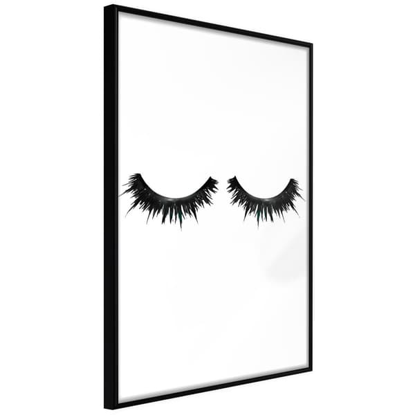 Inramad Poster / Tavla - False Eyelashes