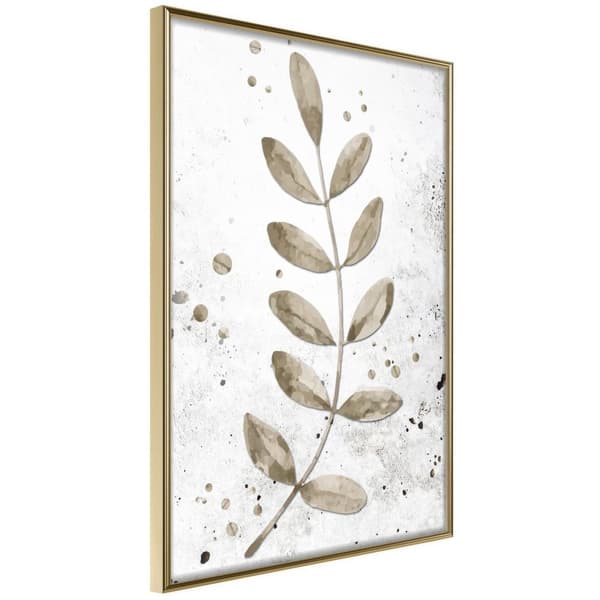 Inramad Poster / Tavla - Dried Twig