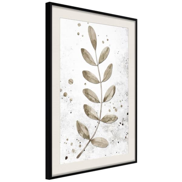 Inramad Poster / Tavla - Dried Twig