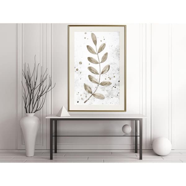 Inramad Poster / Tavla - Dried Twig