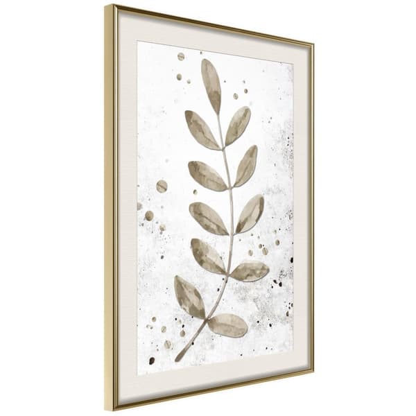 Inramad Poster / Tavla - Dried Twig