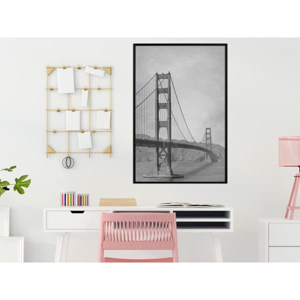 Inramad Poster / Tavla - Bridge in San Francisco II