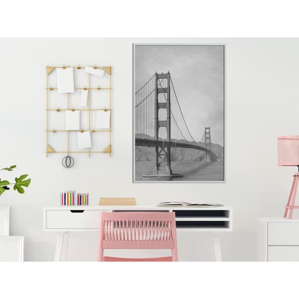 Inramad Poster / Tavla - Bridge in San Francisco II