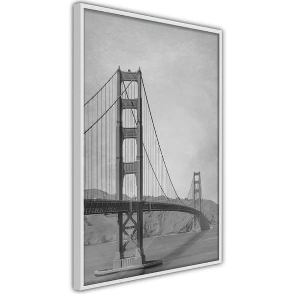Inramad Poster / Tavla - Bridge in San Francisco II