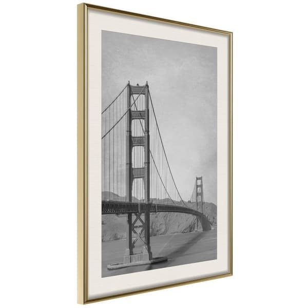 Inramad Poster / Tavla - Bridge in San Francisco II