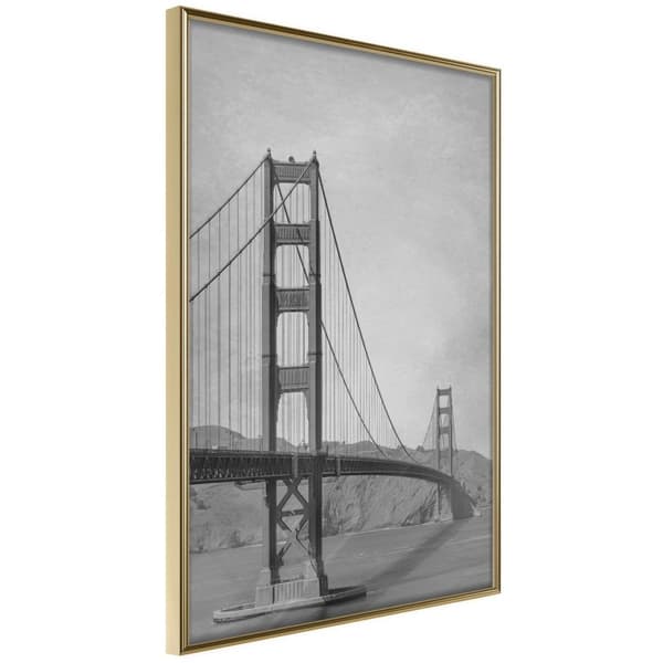 Inramad Poster / Tavla - Bridge in San Francisco II