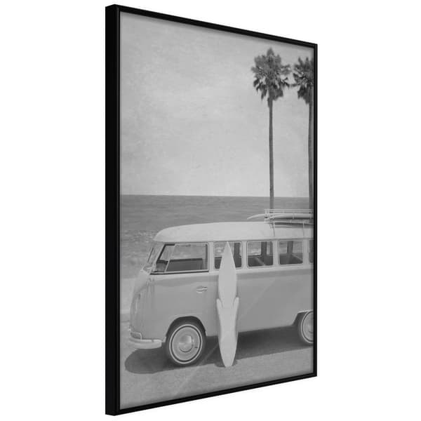 Inramad Poster / Tavla - Hippie Van II
