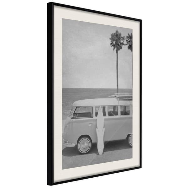Inramad Poster / Tavla - Hippie Van II