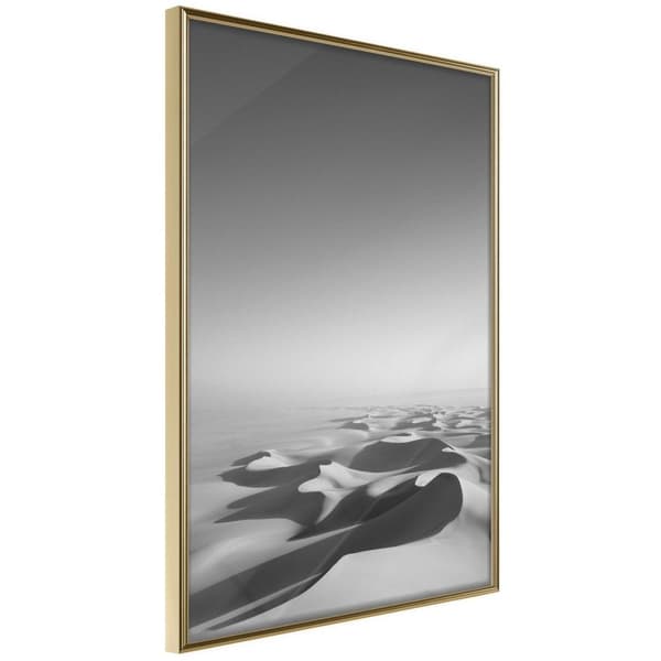 Inramad Poster / Tavla - Ocean of Sand I
