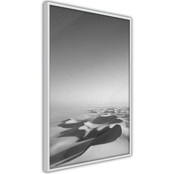 Inramad Poster / Tavla - Ocean of Sand I
