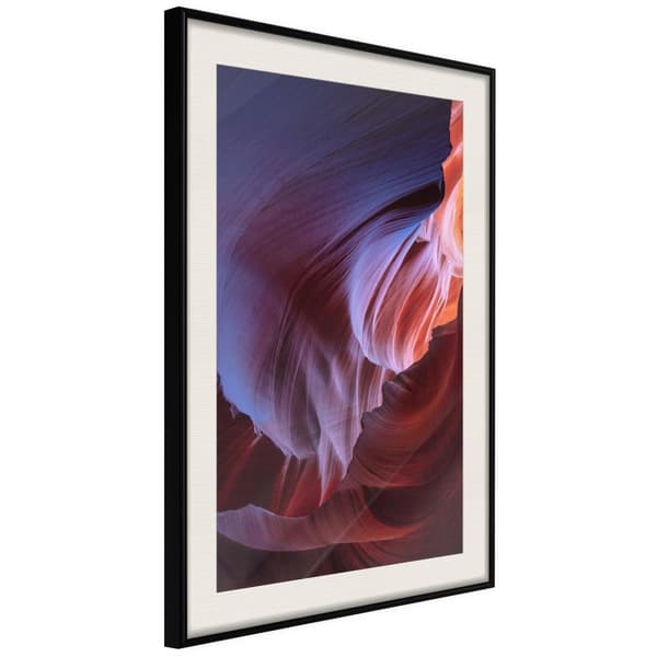 Inramad Poster / Tavla - Shades of Purple I