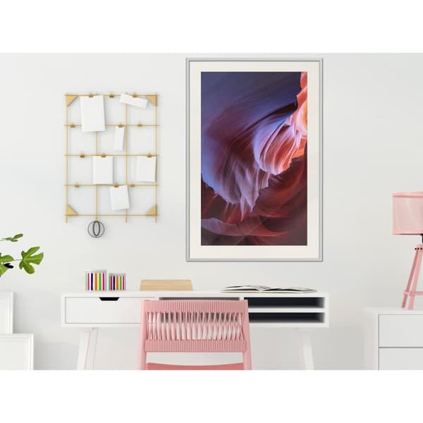 Inramad Poster / Tavla - Shades of Purple I