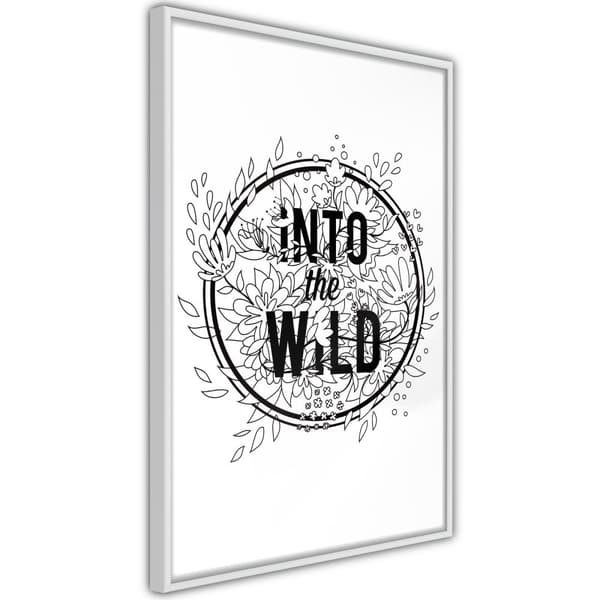 Inramad Poster / Tavla - Connect with Nature