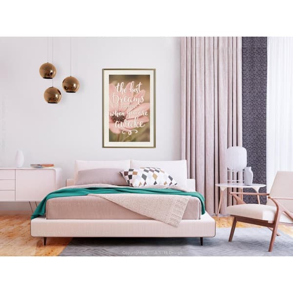 Inramad Poster / Tavla - The Best Dreams