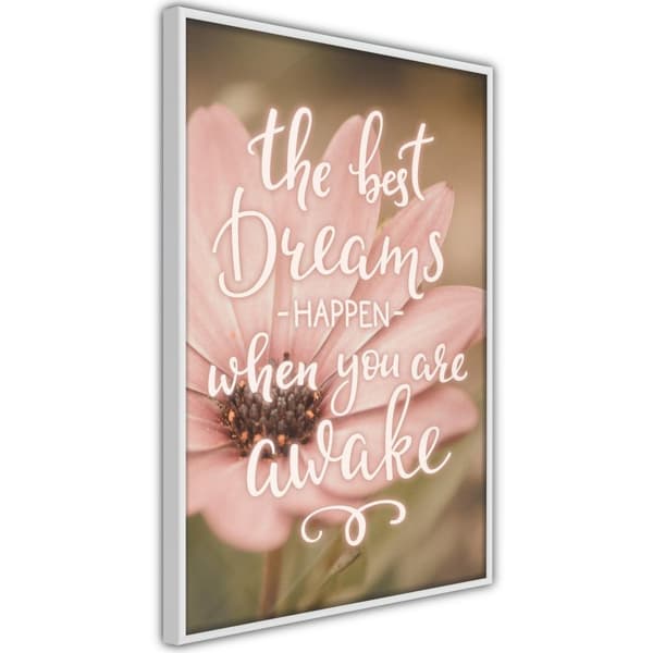 Inramad Poster / Tavla - The Best Dreams