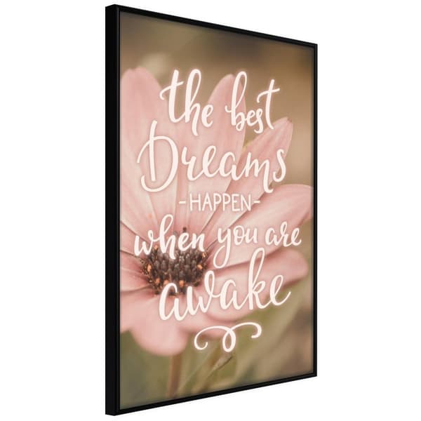 Inramad Poster / Tavla - The Best Dreams