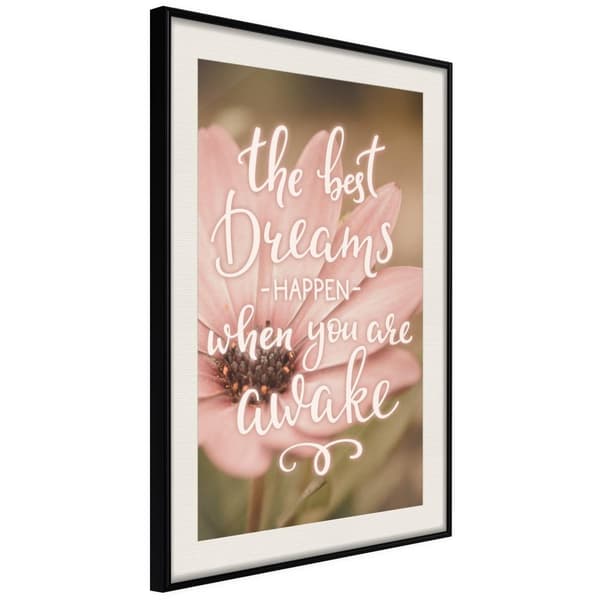 Inramad Poster / Tavla - The Best Dreams
