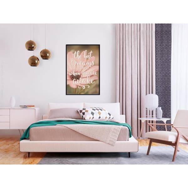 Inramad Poster / Tavla - The Best Dreams