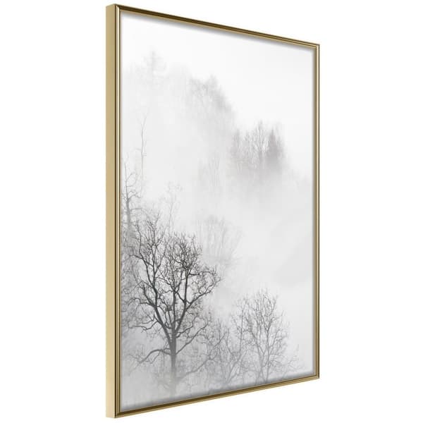 Inramad Poster / Tavla - Zero Visibility