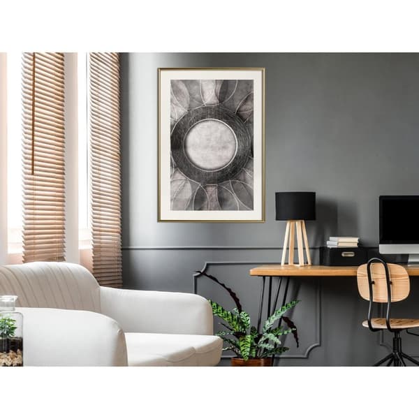 Inramad Poster / Tavla - Circles