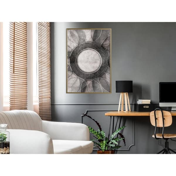 Inramad Poster / Tavla - Circles