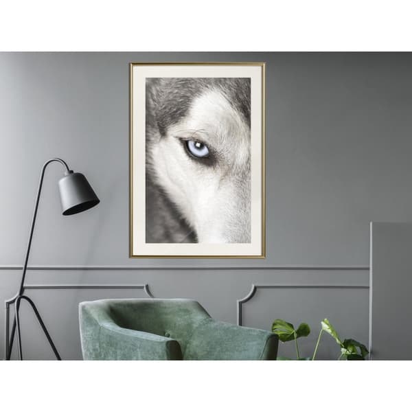 Inramad Poster / Tavla - Azure Eye