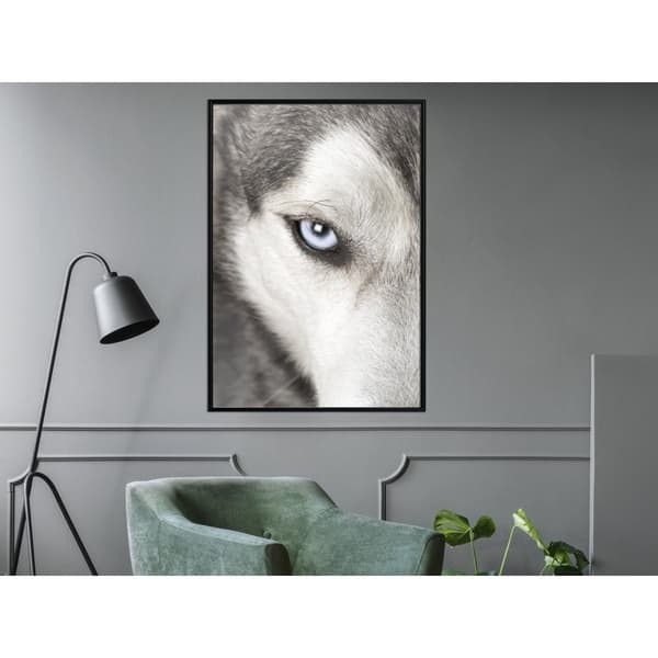 Inramad Poster / Tavla - Azure Eye