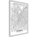 Miniatyrbild 1 av 11: Inramad Poster / Tavla - City map: Brussels
