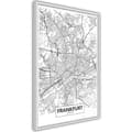 Miniatyrbild 8 av 11: Inramad Poster / Tavla - City map: Frankfurt