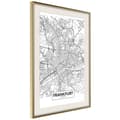 Miniatyrbild 9 av 11: Inramad Poster / Tavla - City map: Frankfurt