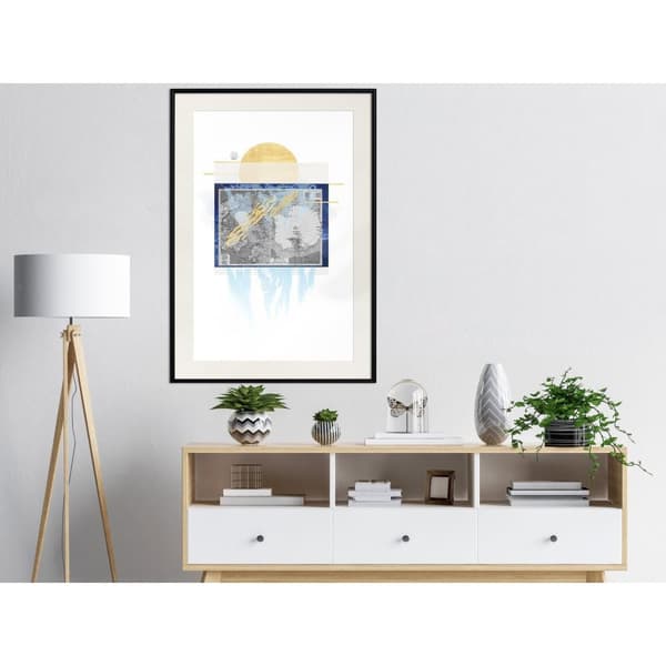 Inramad Poster / Tavla - The Coldest Continent